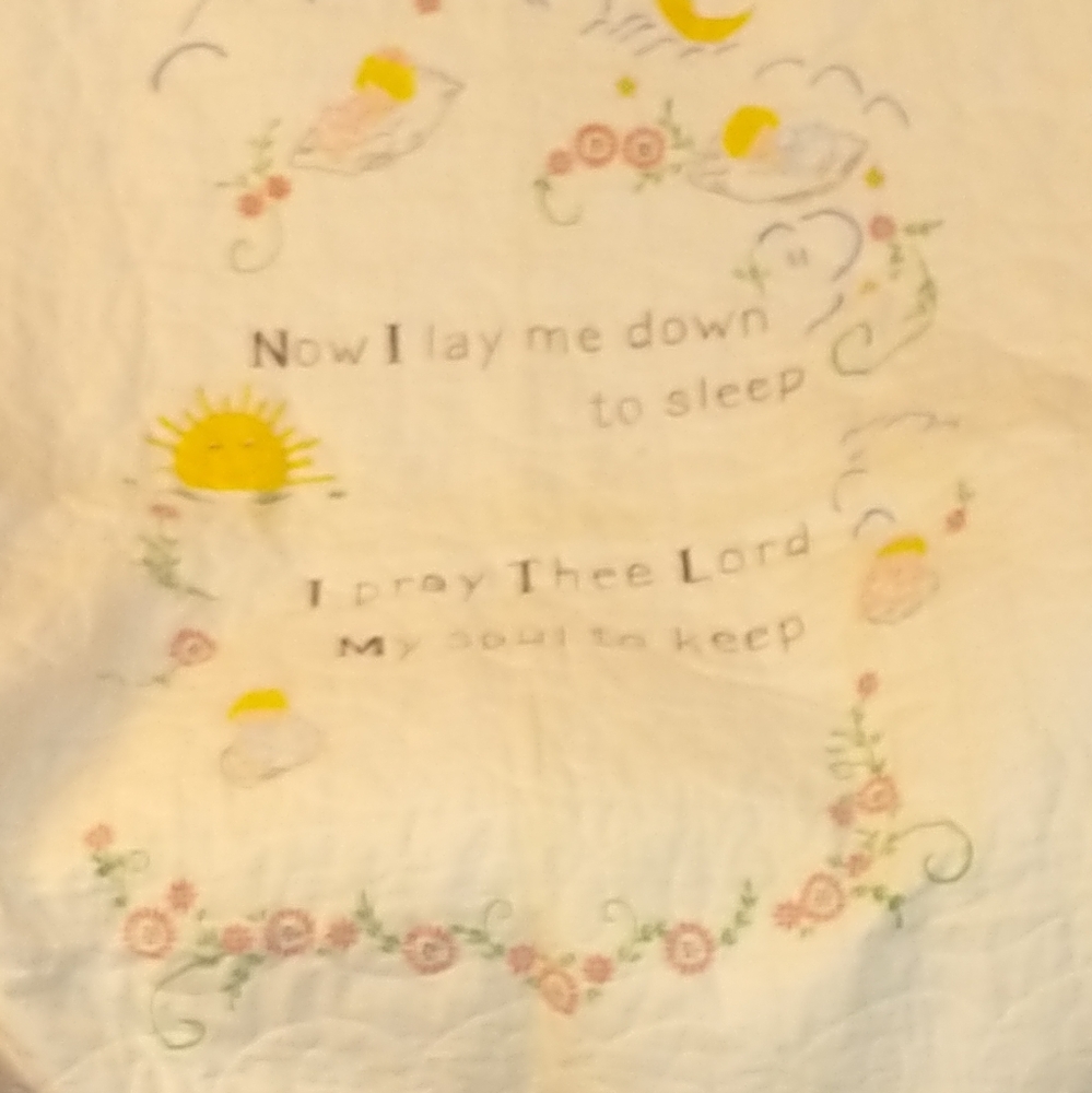 Old handmade baby quilt